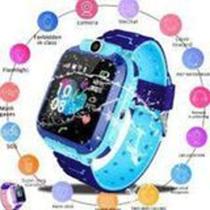 Relógio Inteligente Infantil Criança Rastreador Localizador Câmera SOS Smartwatch (cor azul) - RAFASHOP