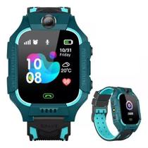 Relogio inteligente infantil smartwatch q12 azul - khostar