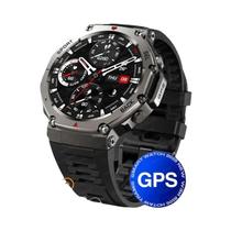 Relógio Inteligente Masculino À Prova d'Água 10ATM Com GPS, Display AMOLED De 1.43, Bússola,