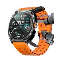 Relógio Inteligente Masculino À Prova D'Água Com Bluetooth Sem Fio E Fones De Ouvido TWS Monitor De