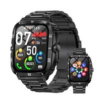 Relógio Inteligente Masculino À Prova D'Água Com Bluetooth, Tela De 2.01, Monitor De Saúde,