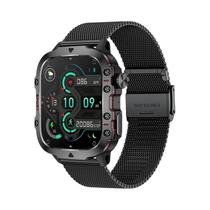 Relógio Inteligente Masculino À Prova d'Água Com Tela HD De 1.96'', Chamada Bluetooth, Monitor De