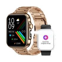 Relógio Inteligente Masculino À Prova D'Água Com Tela HD De 2.01'' Monitor De Frequência Cardíaca E