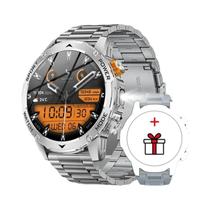 Relógio Inteligente Masculino Com Chamada Bluetooth, Display AMOLED De 1000mAh, À Prova D'Água 3ATM,