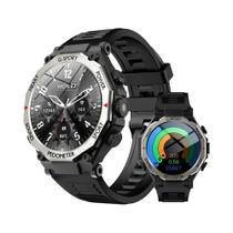 Relógio Inteligente Masculino Com Monitor De Frequência Cardíaca, Modo Multi Esportivo, Lanterna