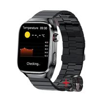 Relógio Inteligente Masculino De Alta Precisão Com ECG, Monitoramento De Frequência Cardíaca E