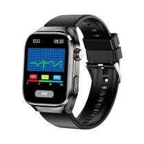 Relógio Inteligente Masculino De Alta Qualidade HD Com ECG, PPG, Monitoramento Preciso De Pressão