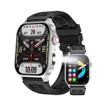 Relógio Inteligente Masculino E Feminino Com Display HD De 201, Lanterna LED, Monitor De Saúde,