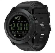 Relógio inteligente masculino esportivo Bluetooth à prova d'água (Preto-PR1-1)