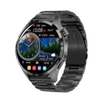 Relógio Inteligente Masculino GT 4 Com Tela AMOLED HD, Chamada Bluetooth E Monitoramento De Saúde