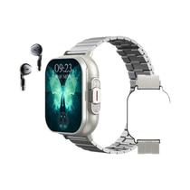 Relógio Inteligente Masculino LIGE Com Fones De Ouvido Monitor De Frequência Cardíaca TWS Chamada