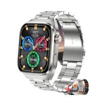 Relógio Inteligente Masculino Monitor De Saúde Diagnóstico a Laser De Pressão Arterial Ácido Úrico