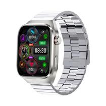 Relógio Inteligente Masculino Para Esportes Ao Ar Livre Com Display AMOLED, Ácido Úrico, ECG,