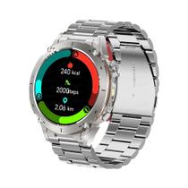 Relógio Inteligente Militar GPS À Prova D'Água 10ATM Bateria De 730mAh Bússola NFC Chamada HD T-Rex3