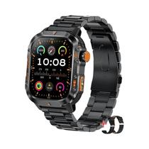 Relógio Inteligente Militar GPS Masculino 2025 Com Tela AMOLED De 2,01 Polegadas, À Prova D'água