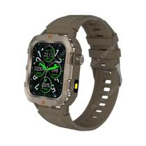 Relógio Inteligente Militar Masculino 2.01" Com Chamada Bluetooth Por Voz, GPS Para Android E iOS