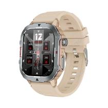 Relógio Inteligente Militar Masculino 2025 IP68 À Prova D'Água Monitor De Saúde Rastreador De - Ola Esporte