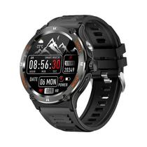 Relógio Inteligente Militar Masculino Com Chamada Bluetooth 3ATM Fitness Tracker 500mAh Luz LED Para