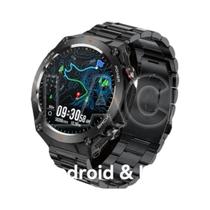 Relógio Inteligente Militar Masculino Com GPS, À Prova D'Água 3ATM, Bússola, Altímetro, 650mAh,