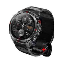 Relógio Inteligente Militar Masculino Para Atividades Ao Ar Livre Com GPS, À Prova D'Água, Bateria