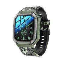Relógio Inteligente Militar Masculino Para Fitness, GPS, Chamada Bluetooth, IP67, À Prova D'água,