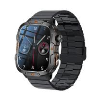 Relógio Inteligente Militar Masculino Resistente Com GPS, Chamada Bluetooth, Monitoramento De Saúde