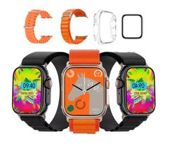 Relogio Inteligente Mini W69 Ultra Smartwatch Masculino Feminino C/2 Pulseiras Case Pelicula C/Nf