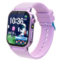 Relógio inteligente Phyulls Kids Girls de 3 a 12 anos com câmera HD de 32 jogos