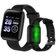 Relógio Inteligente Pulseira D13 smartWatch Monitor Cardíaco Pressão Arterial Cor: Preto