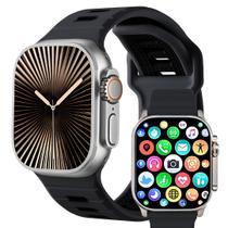 Relógio inteligente S10 Watch Série 10 Ultra Original / 5 pulseiras Smartwatch Lançamento 2025 Masculino Feminino NFC GPS FIT esportivo android e iOs