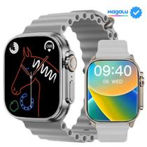 Relógio Inteligente S9 Ultra 2024 NFC, Smartwatch Android e iOS Masculino e Feminino Microwear Nova Geração