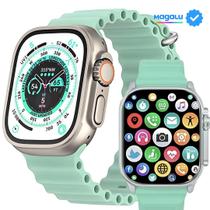 Relógio Inteligente S9 Ultra 2024 NFC, Smartwatch Android e iOS Masculino e Feminino Microwear Nova Geração