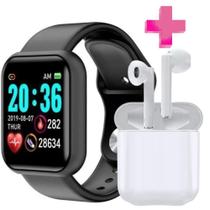 Relógio Inteligente Smart Digital Android Ios+fone 5.0 Tws