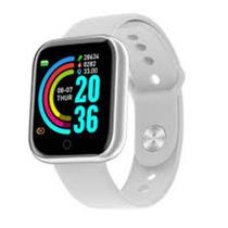 Relógio Inteligente Smart Digital Led Esportivo Bluetooth Branco