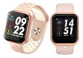 Relógio Inteligente Smart Watch F8 Touch Screen Top Rosa