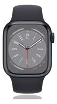 Relógio Inteligente Smart Watch Preto Serie 8 Troca Foto de Fundo