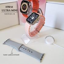 Relogio Inteligente Smartwatch 41mm Hw68 Ultra Mini Tela 1.75 Original com Nota Fiscal Pulseira Extra