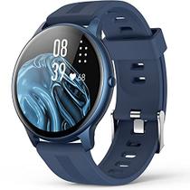 Relógio Inteligente, Smartwatch AGPTEK para homens Mulheres IP68 Rastreador de atividade impermeável com tela de cor total Monitor Pedômetro Monitor de Sono Pedômetro para Telefones Android e iOS, Azul, LW11