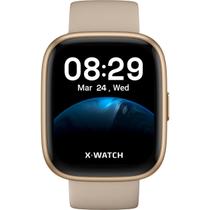 Relogio Inteligente Smartwatch Alexa Dourado Quadrado Xwatch Original 1 ano de garantia Xswuqpi003a Pxtx