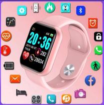 Relogio Inteligente Smartwatch Bluetooth Rosa