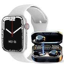 Relógio Inteligente Smartwatch Feminino + Fone de Ouvido Bluetooth M10