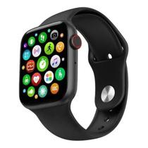 Relógio Inteligente Smartwatch NBazik Prime W34+ Rosa Android Ios Pulseira Lisa Silicone