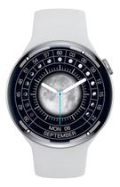 Relógio Inteligente Smartwatch Redondo Tela Grande Melhor Carregador Branco Masculino e Feminino - Smart Watch Redondo