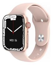 Relógio Inteligente Smartwatch rosa G500 Bluetooth Android iOS Esportes Academia