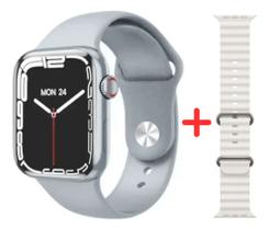 Relógio Inteligente Smartwatch S28 Pro Branco Esportes E Bem Estar No Seu Pulso Envio Já Pulseira Extra