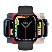 Relógio Inteligente SmartWatch s8 pró série 7 Troca Pulseira Ligações Monitor Cardíaco Android e iOS cores