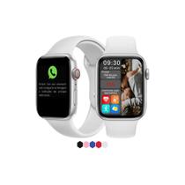 Relógio inteligente smartwatch s8 troca pulseira ligações android e ios - aws - Fitaws