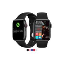 Relógio inteligente smartwatch s8 troca pulseira ligações android e ios - aws - Fitaws