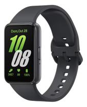 Relógio Inteligente Smartwatch Samsung Galaxy Fit3 Original Grafite Tela AMOLED 1.6" Bateria 13 dias