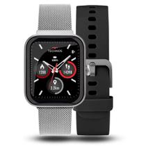 Relógio Inteligente Smartwatch Technos Connect MAX Multifunção Prata Resistente